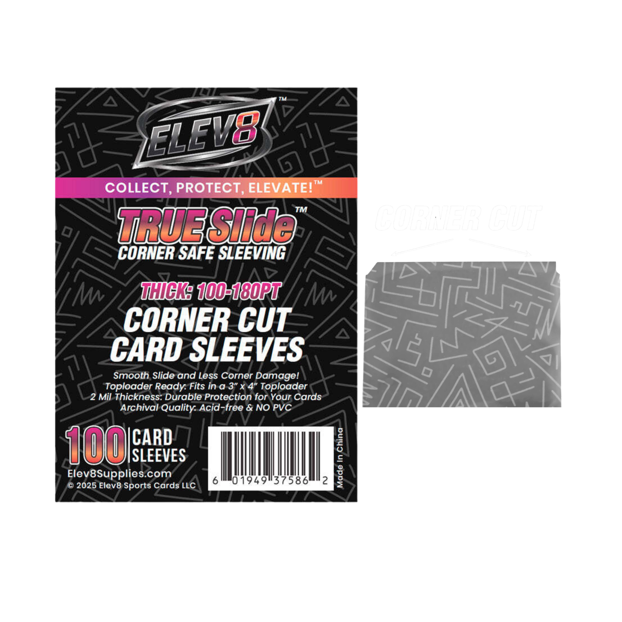 Elev8 TRUE Slide Corner Safe Sleeves (3 Options)