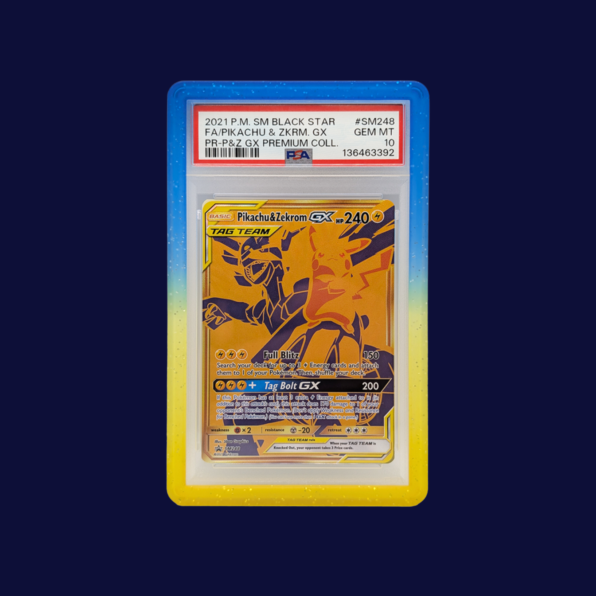 Hobby Defense PSA Gradient Slab Bumpers