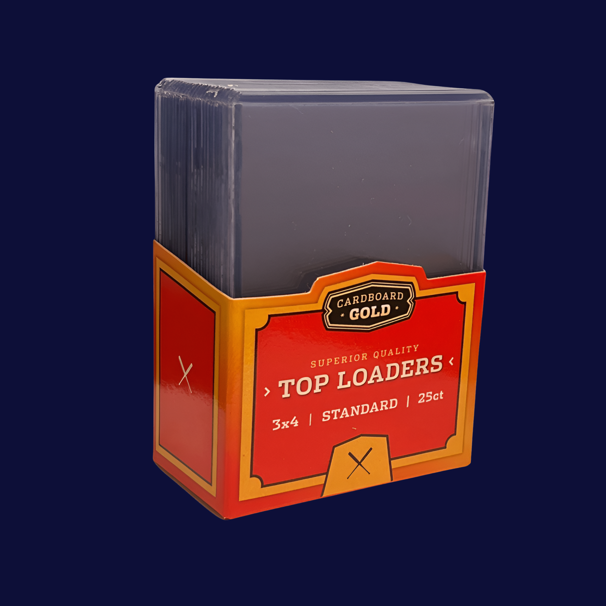 Cardboard Gold Top Loaders